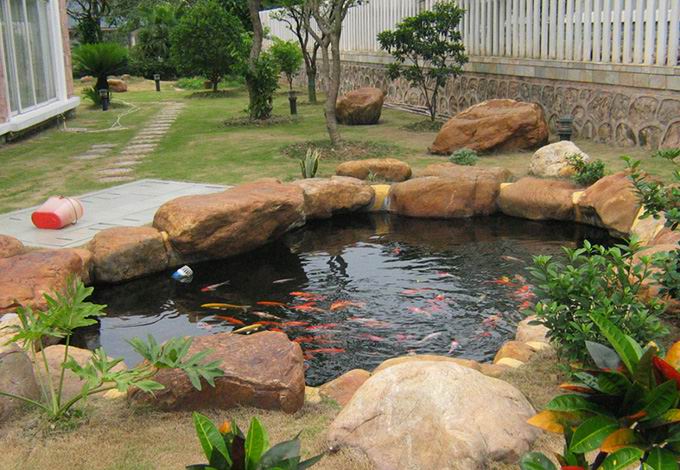 锦鲤养鱼池水路设计图展示