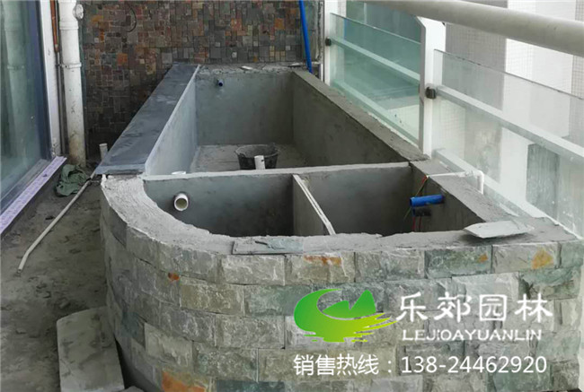 阳台5平方小鱼池建造步骤6图片