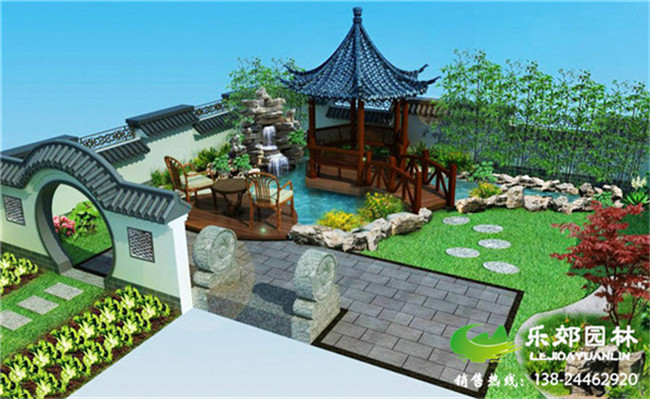 中式庭院景观设计图片