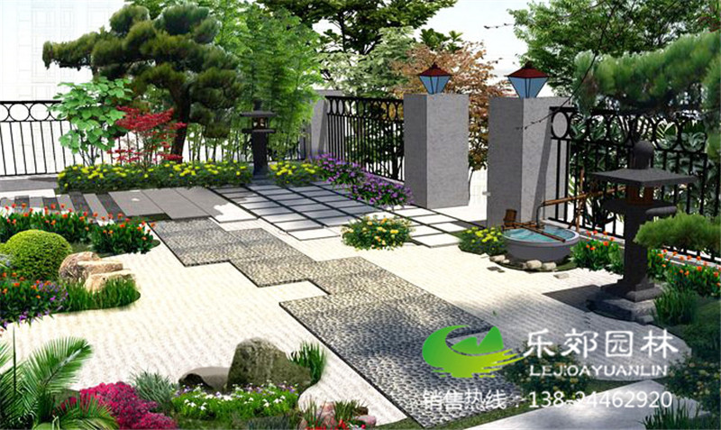 日式庭院景观设计图
