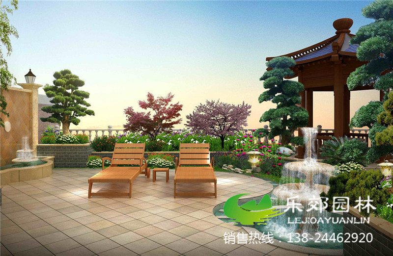 别墅庭院设计案例图片