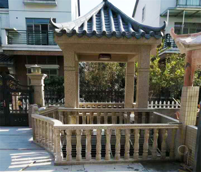 广州番禺区别墅庭院设计案例图片1